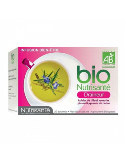 Bio Infusion Draineur 20 Sachets Nutrisante
