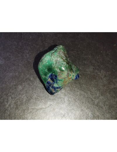 Azurite malachite pierre polie et brute 37g