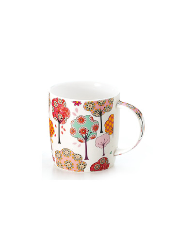 Mug coloré arbre