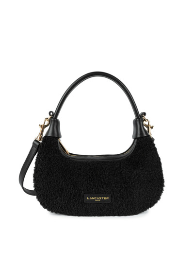 Lancaster Aura Polaire Mini Sac Hobo 518-021 Noir