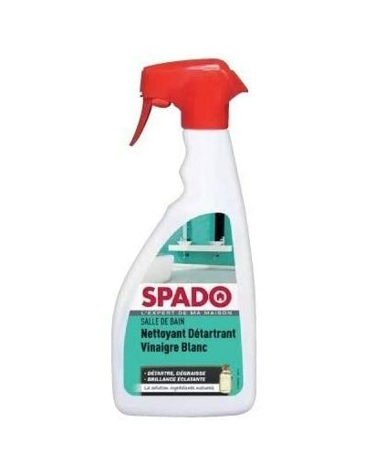 SPADO 3172350121401 Nettoyant detartrant vinaigre Blanc + Acide citrique 500ml, Taille Unique