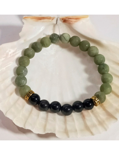 Agate noire, agate verte