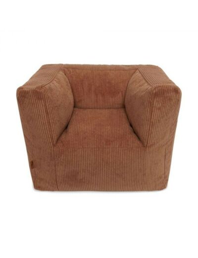 Fauteuil pouf Corduroy Caramel