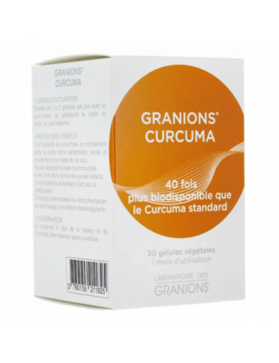 Curcuma 30 Gelules Granions