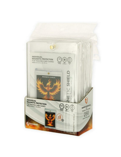 PHOENIX SHIELD - Lot 5 Protection acryl. magnétique pour carte