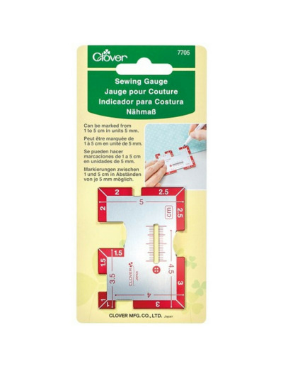Jauge métal pour couture - Clover