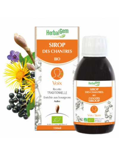 HERBALGEM SIROP DES CHANTRES BIO 150ML