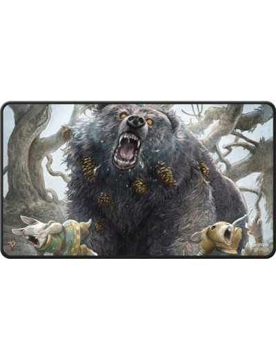 MTG : Bloomburrow Black stitched Playmat Art 2