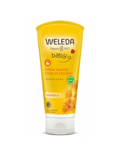 Creme Lavante Corps Et Cheveux Bebe 200ml Weleda