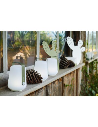 Lot de 3 lampes H12cm - Cactus