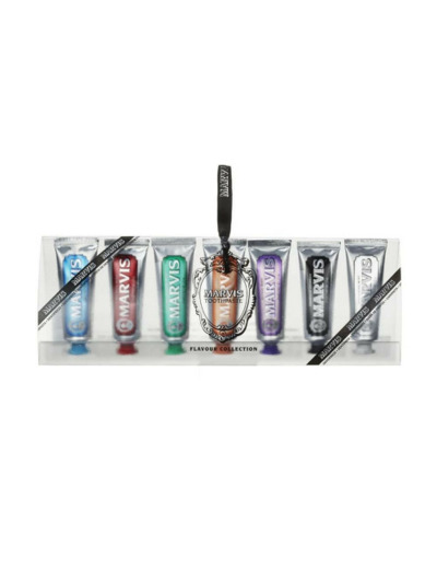 Pochette Luxe Decouverte Set De 7 Dentifrices 7x25ml Marvis