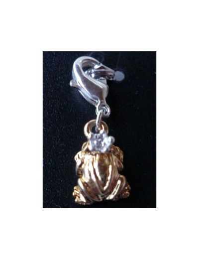 Pendentif grenouille or