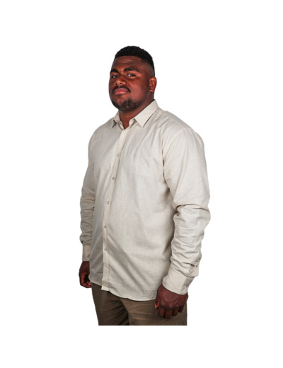 CHEMISE COTON BEIGE