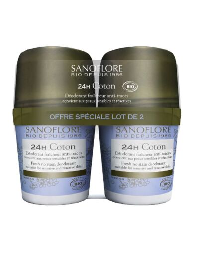 SANOFLORE DEO PURETE LIN 2X50ML