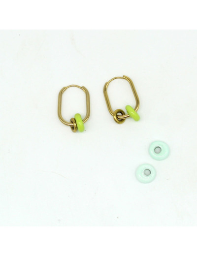 Boucles d'oreilles Citrus Coral