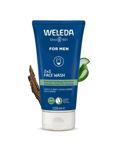 WELEDA HOMME GEL NETTOYANT T100ML