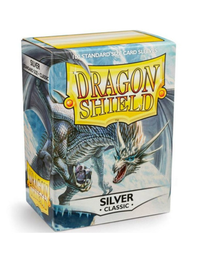 Dragon Shield - Standard Sleeves - Silver (x100)