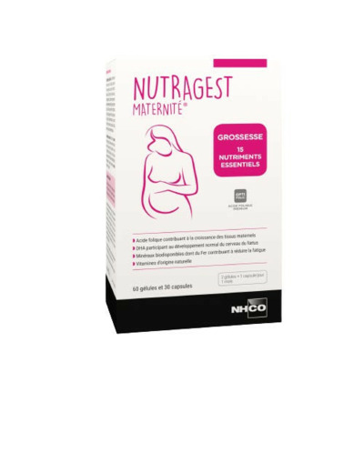 Nutragest Maternité® 60 gélules + 30 capsules Nhco Nutrition
