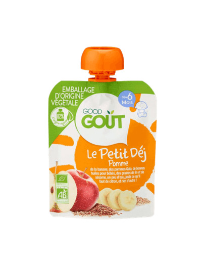 GOOD GOUT PETIT DEJ POMME 70G