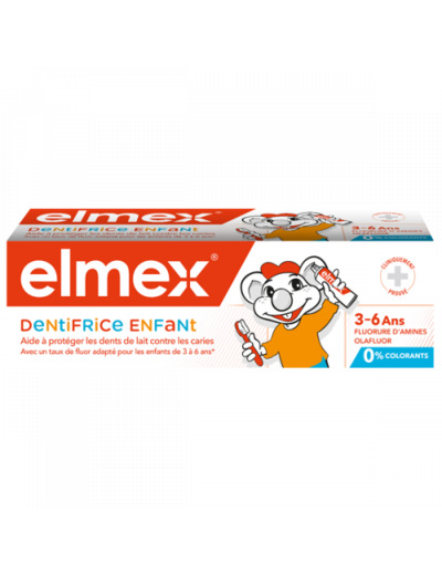 ELMEX DENT ENF 3-6ANS TB 50ML