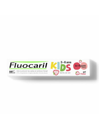 FLUO DENT KIDS 3/6 FRAISE 50ML