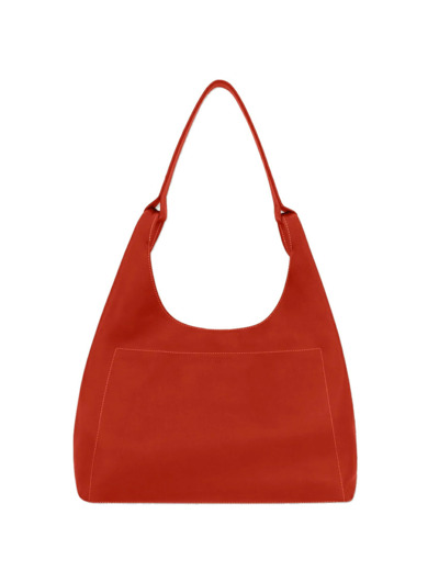 Les Ateliers Fourès Amazone Grand Sac Porté Epaule A701 Orange Confite