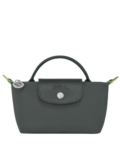 Longchamp le Pliage Green Trousse Cosmétique Avec Poignée Graphite