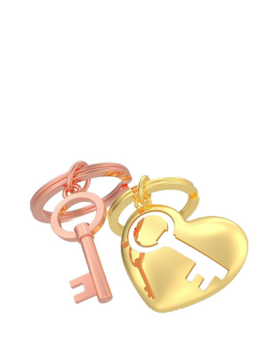 Metalmorphose Porte-clés Clé De Cœur