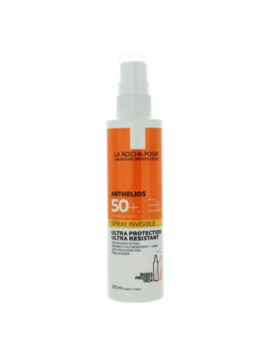 Crème Solaire Corps en Spray 200ml Anthelios Très Haute Protection spf 50+ Avec Parfum La Roche-Posay