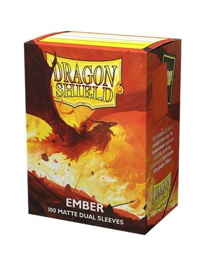 100 Dragon Shield Dual Matte - Ember