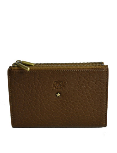 Mila Louise Sila E Petit compagnon Cuir Bubble Ocre