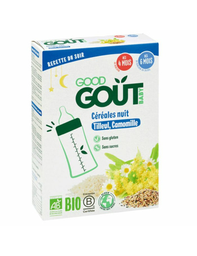 GOOD GOUT BABY-CEREALES NUIT 200G