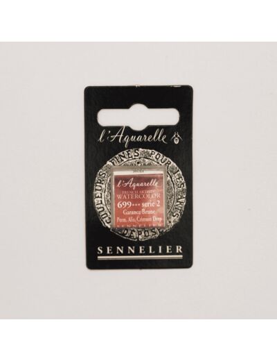 Peinture Aquarelle Extra-Fine Sennelier, 699 Garance Brune S2