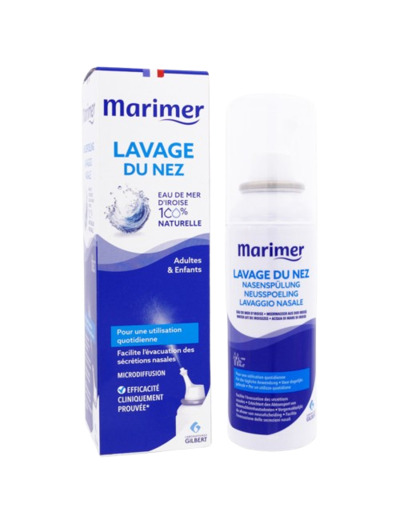 Spray Hygiene Nasale 100ml Spray Nasal Nez encombré et nez sec Marimer