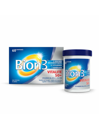 Vitalité 50+ x60 Comprimés Bion 3