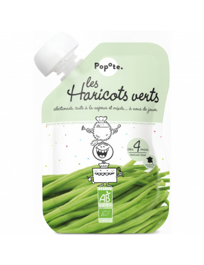 POPOTE GOURDE HARICOT VERT BIO 120G