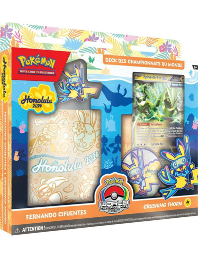 Pokémon : Deck des championnats du monde 2024 Crushing Thorn