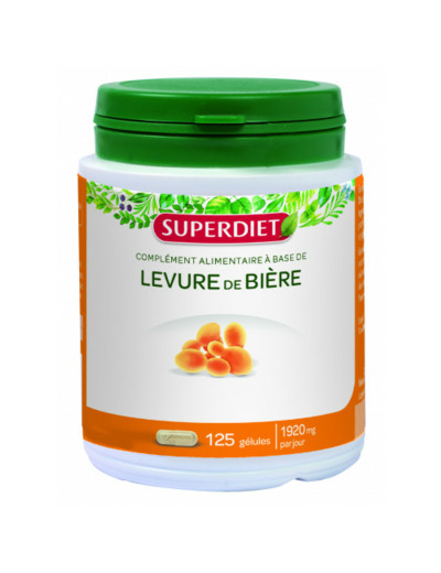 Levure De Biere 125 Gelules Superdiet