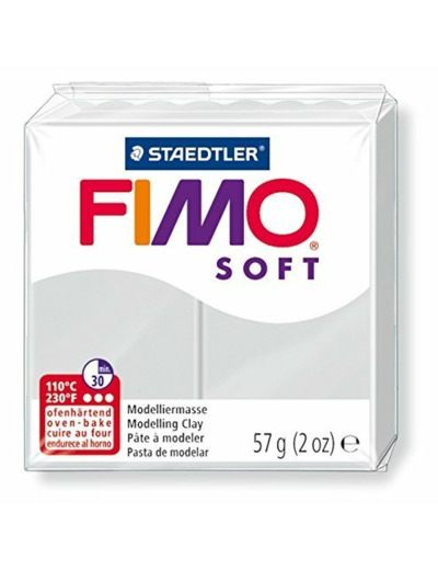 Pâte à modeler "Fimo Soft" - Gris dauphin