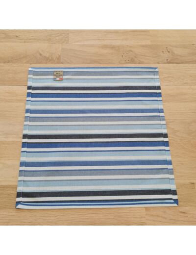 serviette de table fil teint