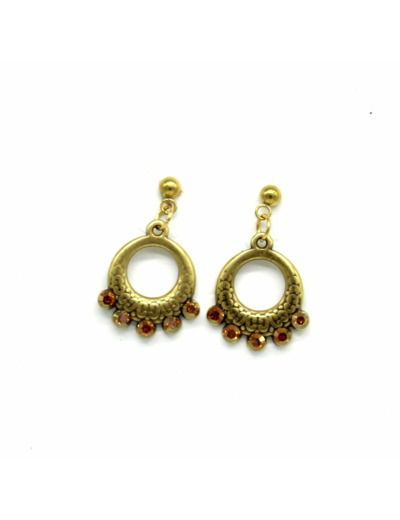 Boucles d'oreille cristal Soryne