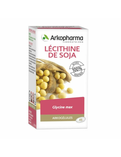 Lecithine De Soja 45 Capsules Arkogélules Arkopharma