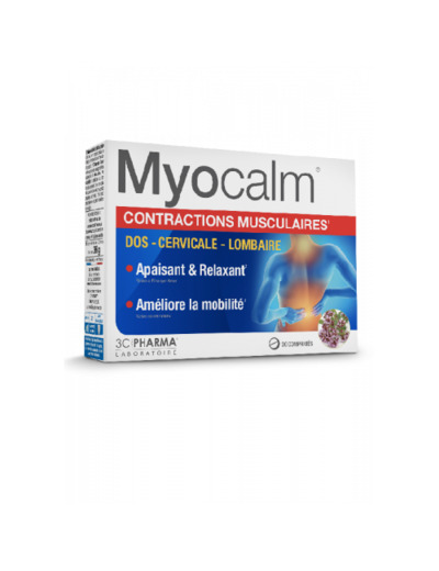 Myocalm Contractions Musculaires 30 Comprimes 3C Pharma
