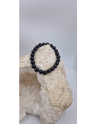 Bracelet agate noire OLPA2917