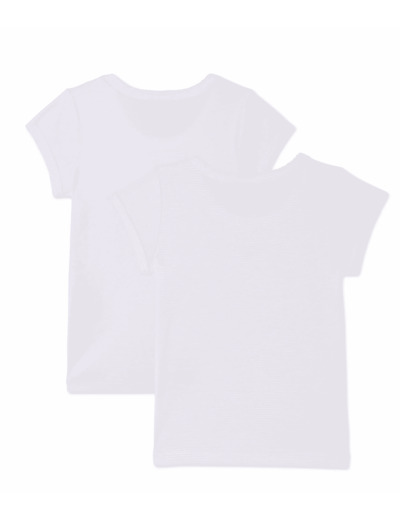 Lot 2 T-shirt Petit Bateau - Fille