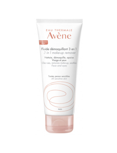 AVENE FLUIDE DEMAQUILLANT 3EN1 FL200ML