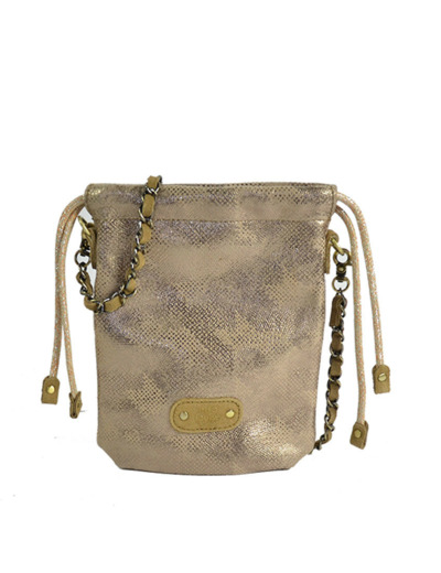 Mila Louise Mai PG2 Sac Pochette Toile Fantaisie Bronze