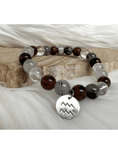 BRACELET ASTROLOGIQUE SIGNE VERSEAU