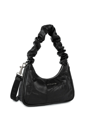 Lancaster Froissé Sac Baguette 518-024 Noir