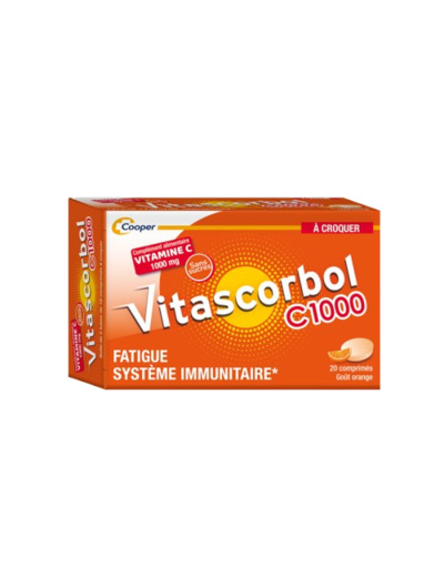 VITASCORBOL C1000 A CROQ 20CPR